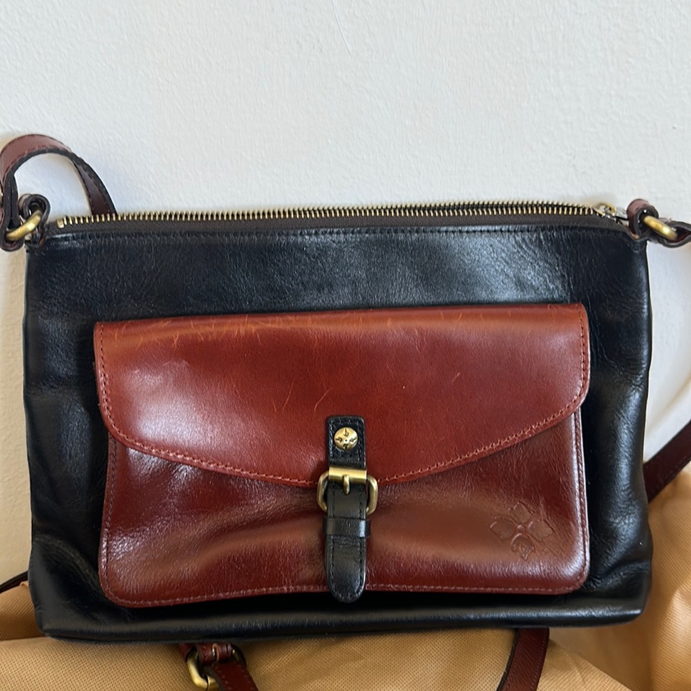 Patricia Nash vintage colorblock Kirby crossbody bag